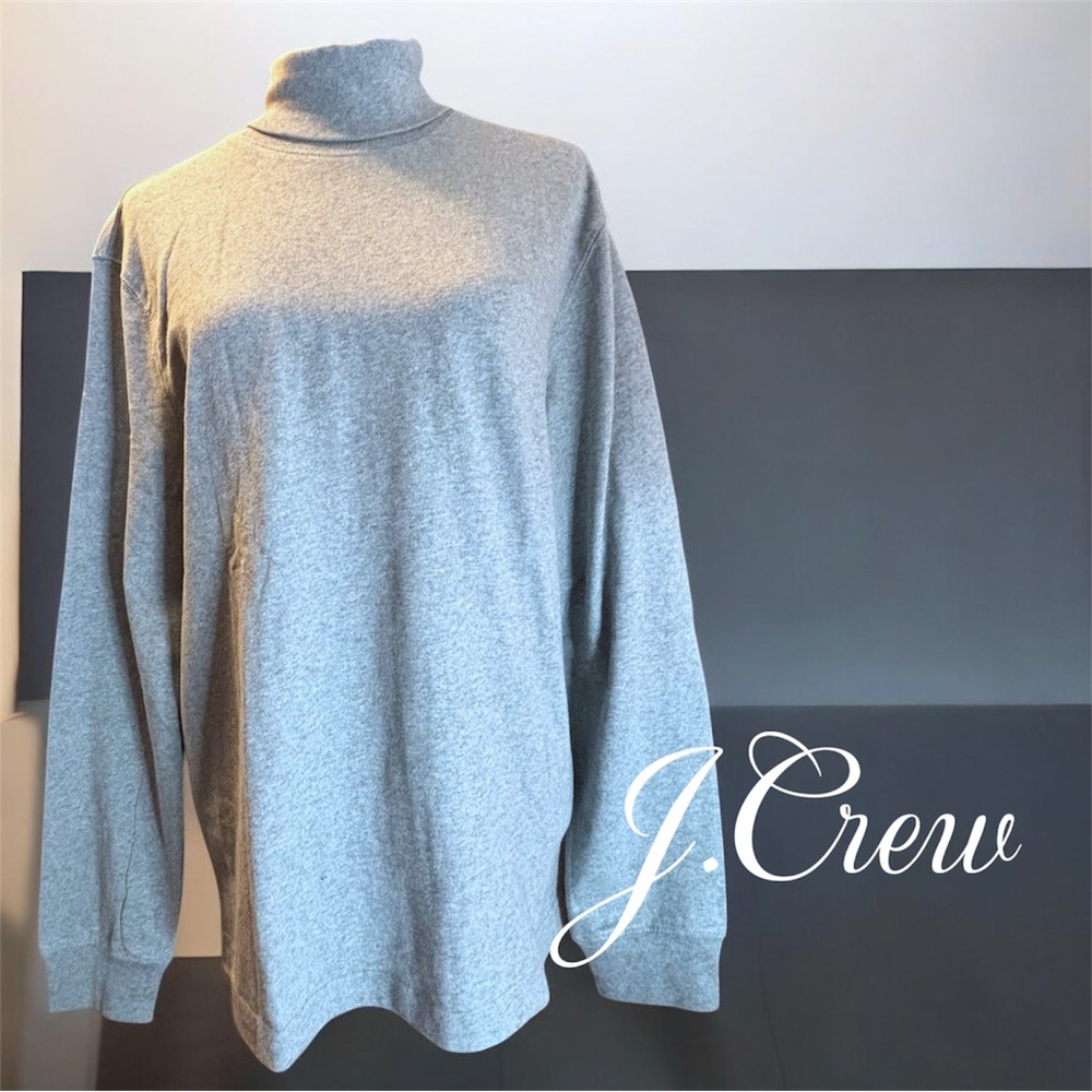 J CREW Cotton Turtleneck Men’s Shirt Sz Medium - Picture 2 of 9